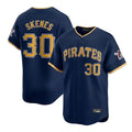 P.Pirates #30 Paul Skenes Player Royal Home Limited Ddoa Stitched Jerseys