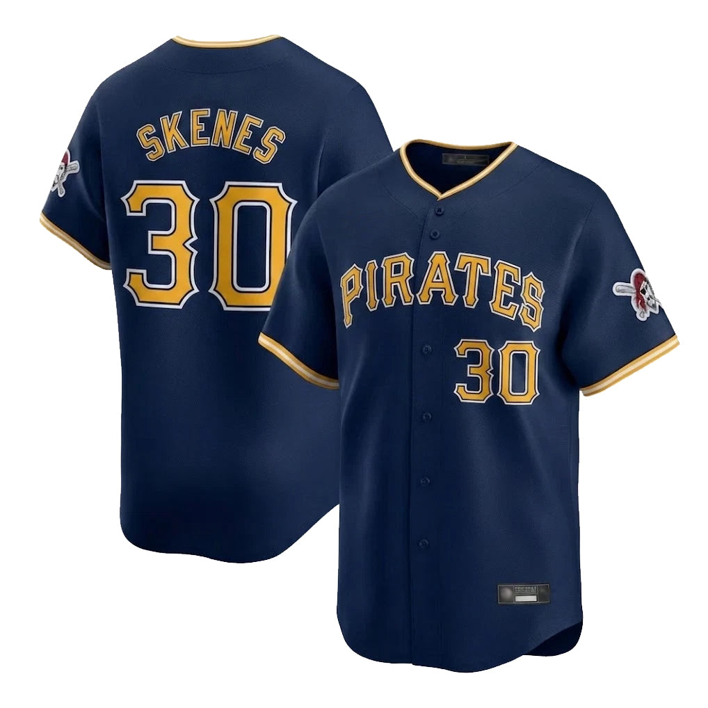 P.Pirates #30 Paul Skenes Player Royal Home Limited Ddoa Stitched Jerseys