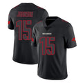 TB.Buccaneers #15 Tez Johnson Player Black Impact Limited Home Game Ddoa Stitched Jerseys