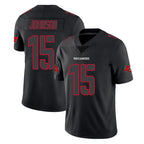 TB.Buccaneers #15 Tez Johnson Player Black Impact Limited Home Game Ddoa Stitched Jerseys