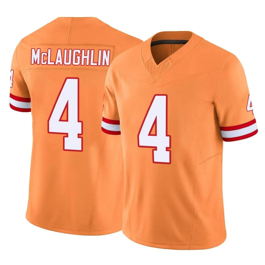 TB.Buccaneers #4 Chase McLaughlin Player Orange Limited Vapor F.U.S.E. Home Game Ddoa Stitched Jerseys