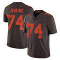 C.Browns #74 Elgton Jenkins Player Browns Color Rush Limited Home Game Ddoa Stitched Jerseys