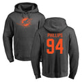 M.Dolphins #94 Jordan Phillips Player Darkgray Pullover Hoodies Limited Ddoa Stitched Jerseys