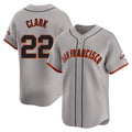 SF.Giants #22 Will Clark Player Gray Home Limited Ddoa Stitched Jerseys