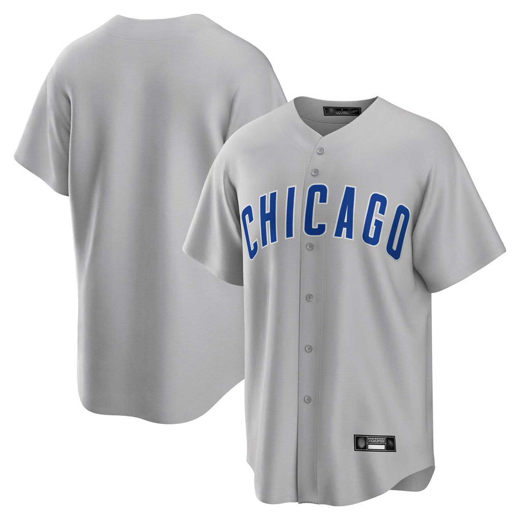 C.Cubs ## Cubs Blank Player Gray Home Game Ddoa Stitched Jerseys