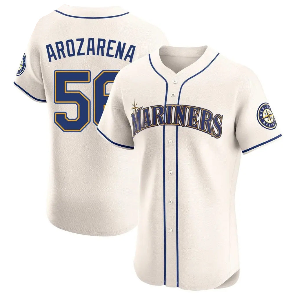 S.Mariners #56 Randy Arozarena Player Cream Home Limited Elite Ddoa Stitched Jerseys