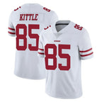 SF.49ers #85 George Kittle Player White Limited Vapor Untouchable Home Game Ddoa Stitched Jerseys