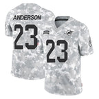 M.Dolphins #23 Zayne Anderson Player Arctic Camo Salute To Service Limited Game Ddoa Stitched Jerseys
