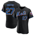 NY.Mets #27 Mark Vientos Player Black Replica Home Limited Elite Ddoa Stitched Jerseys