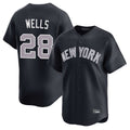 NY.Yankees #28 Austin Wells Player Navy Limited Home Ddoa Stitched Jerseys