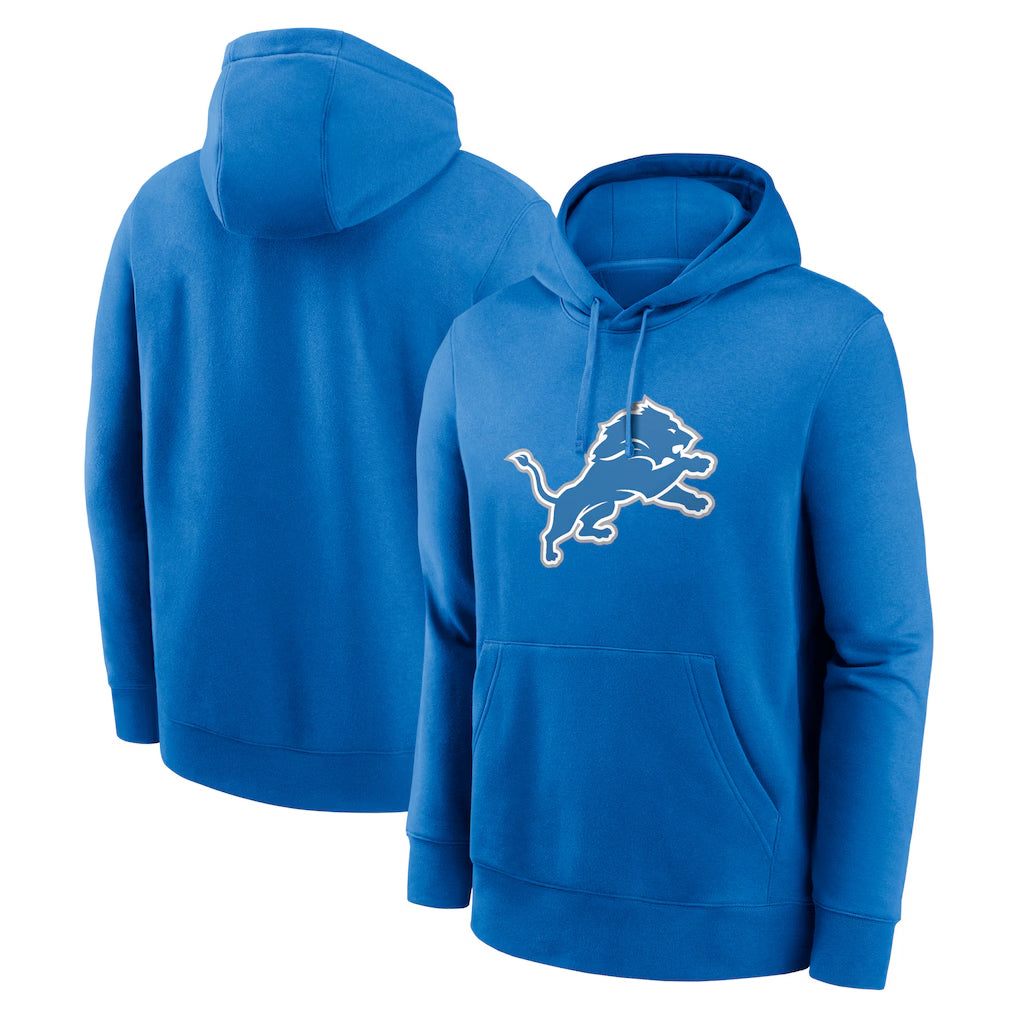 D.Lions ## Lions Blank Player Blue Pullover Hoodies Limited Ddoa Stitched Jerseys