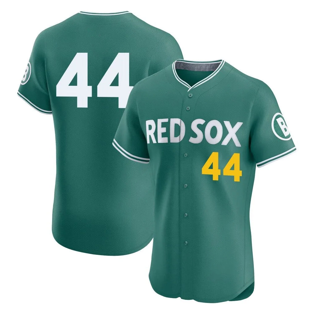 B.Red Sox #44 Aroldis Chapman Player Green City Connect Limited Elite Home Game Ddoa Stitched Jerseys