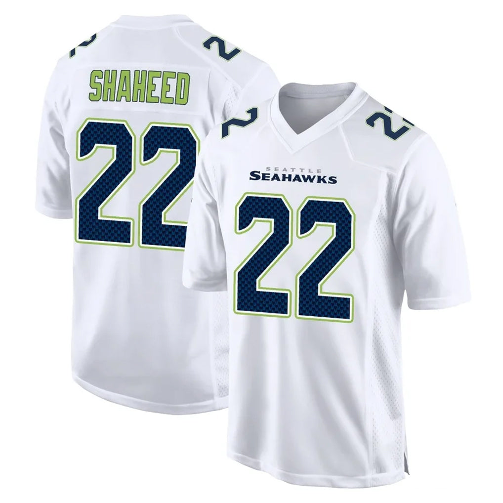 S.Seahawks #22 Rashid Shaheed Player White Tundra Fashion Home Game Ddoa Stitched Jerseys