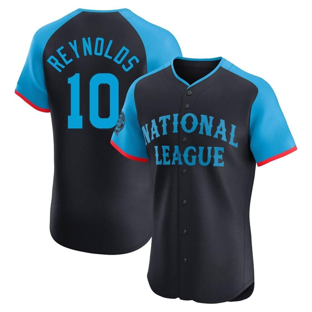 P.Pirates #10 Bryan Reynolds Player Navy National League All-Star Home Limited Elite Ddoa Stitched Jerseys