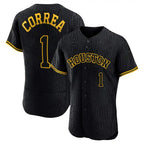 H.Astros #1 Carlos Correa Player Snake Skin City Limited Elite Home Ddoa Stitched Jerseys