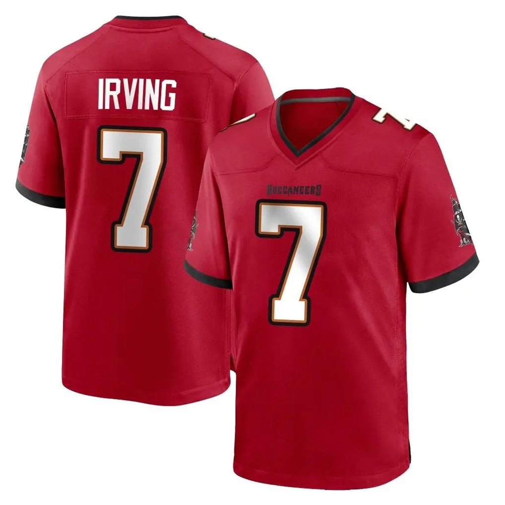 TB.Buccaneers #7 Bucky Irving Player Red Home Game Ddoa Stitched Jerseys