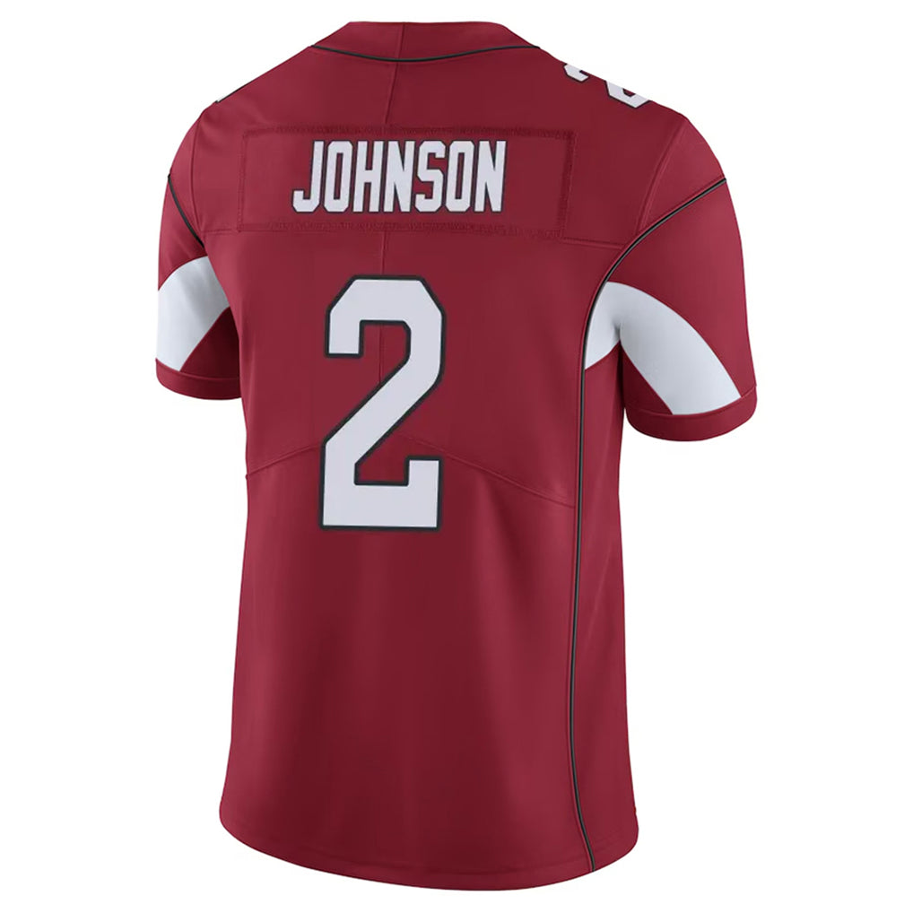 A.Cardinals #2 Will Johnson Player Cardinal Vapor Limited Home Game  Ddoa Stitched Jerseys
