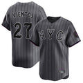 NY.Mets #27 Mark Vientos Player Gray City Connect Limited Ddoa Stitched Jerseys