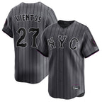NY.Mets #27 Mark Vientos Player Gray City Connect Limited Ddoa Stitched Jerseys