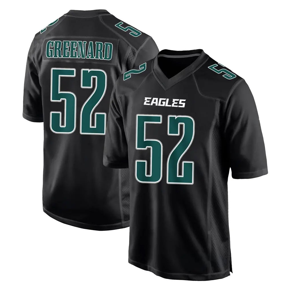 P.Eagles #52 Jonathan Greenard Player Carbon Black Fashion Home Game Ddoa Stitched Jerseys