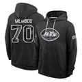 NY.Jets #70 Armand Membou Player 2026 Black Logo Pullover Hoodies Limited Game Ddoa Stitched Jerseys