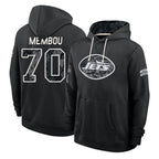 NY.Jets #70 Armand Membou Player 2026 Black Logo Pullover Hoodies Limited Game Ddoa Stitched Jerseys