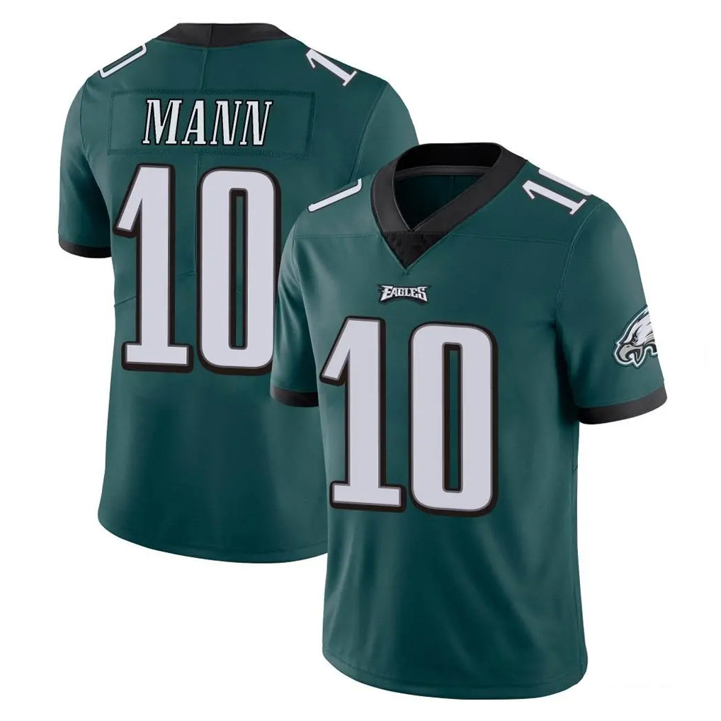 P.Eagles #10 Braden Mann Player Team Color Green Vapor Untouchable Home Game Ddoa Stitched Jerseys
