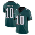 P.Eagles #10 Braden Mann Player Team Color Green Vapor Untouchable Home Game Ddoa Stitched Jerseys