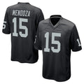 LV.Raiders #15 Fernando Mendoza Player Black Home Game Ddoa Stitched Jerseys