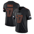 D.Broncos #17 Jaylen Waddle Player Black Impact Limited Game Ddoa Stitched Jerseys
