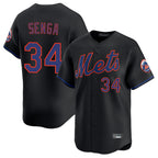 NY.Mets #34 Kodai Senga Player Black Alternate Home Limited Ddoa Stitched Jerseys
