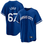 KC.Royals #67 Seth Lugo Player Royal Game Home Ddoa Stitched Jerseys