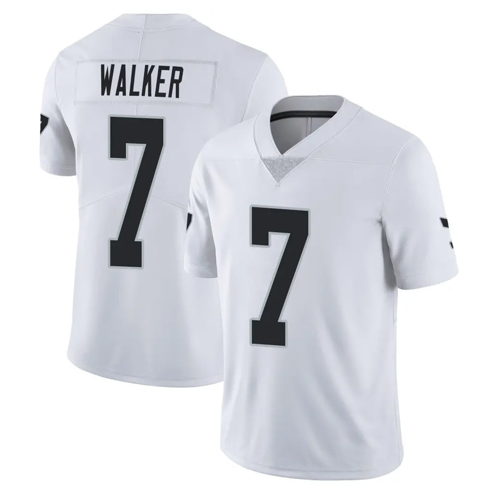 LV.Raiders #7 Quay Walker Player White Limited Vapor Untouchable Home Game Ddoa Stitched Jerseys