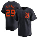 D.Tigers #29 Tarik Skubal Player Navy Home Limited Ddoa Stitched Jerseys