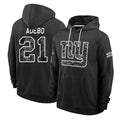 NY.Giants #21 Paulson Adebo Player 2026 Black Logo Pullover Hoodies Limited Game Ddoa Stitched Jerseys