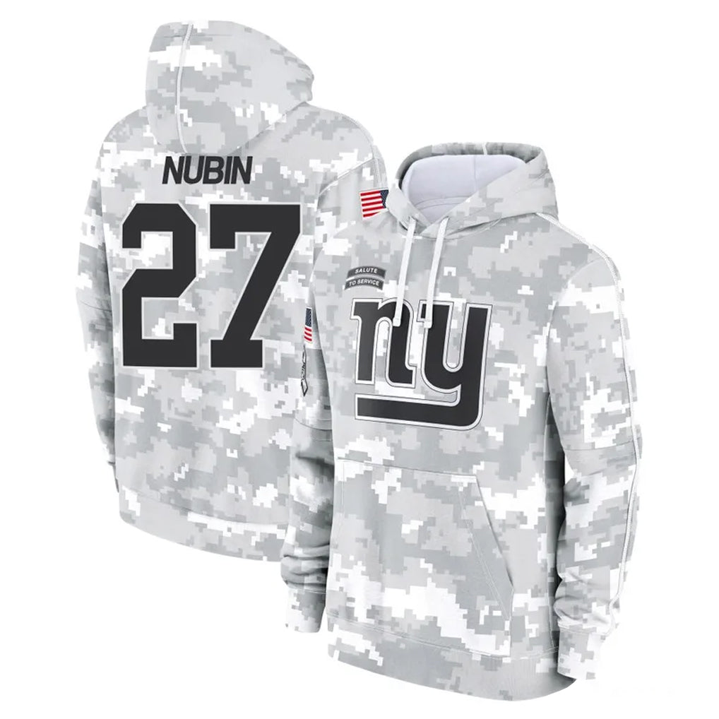 NY.Giants #27 Tyler Nubin Player Arctic Camo Salute to Service Pullover Hoodies Limited Game Ddoa Stitched Jerseys