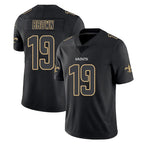 NO.Saints #19 Barion Brown Player Black Impact Limited Home Game Ddoa Stitched Jerseys
