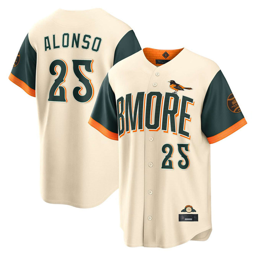 B.Orioles #25 Pete Alonso Player Cream 2026 City Connect Home Game Ddoa Stitched Jerseys