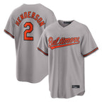 B.Orioles #2 Gunnar Henderson Player Gray Home Game Ddoa Stitched Jerseys
