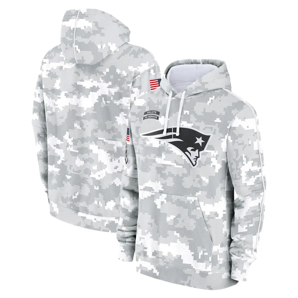 NE.Patriots ## Patriots Blank Player Arctic Camo Salute to Service Pullover Hoodies Limited Game Ddoa Stitched Jerseys