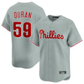 P.Phillies #59 Jhoan Duran Player Gray Home Limited Ddoa Stitched Jerseys
