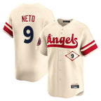 LA.Angels #9 Zach Neto Player Cream City Connect Limited Home Ddoa Stitched Jerseys