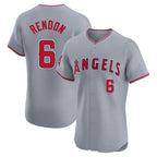 LA.Angels #6 Anthony Rendon Player Gray Home Limited Elite Ddoa Stitched Jerseys