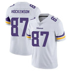 M.Vikings #87 T.J. Hockenson Player White Limited Vapor Untouchable Home Game Ddoa Stitched Jerseys