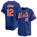NY.Mets #12 Francisco Lindor Player Royal Home Limited Ddoa Stitched Jerseys