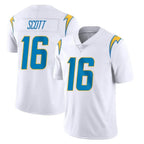 LA.Chargers #16 J.K. Scott Player White Limited Vapor Untouchable Home Game Ddoa Stitched Jerseys