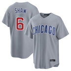C.Cubs #6 Matt Shaw Player Gray Home Game Ddoa Stitched Jerseys
