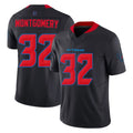 H.Texans #32 David Montgomery Player Navy Limited 2nd Alternate Vapor F.U.S.E. Home Game Ddoa Stitched Jerseys
