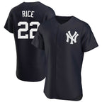 NY.Yankees #22 Ben Rice Player Navy Limited Elite Home Ddoa Stitched Jerseys