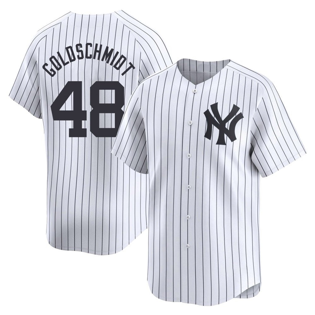 NY.Yankees #48 Paul Goldschmidt Player White Limited Ddoa Stitched Jerseys